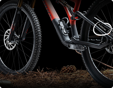 Detail horského kola